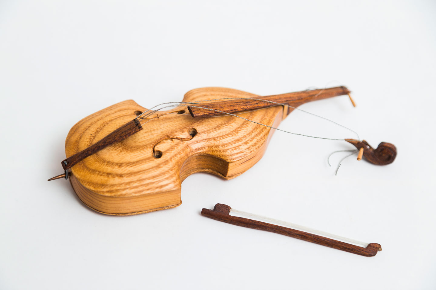 Detail eines Streichinstruments